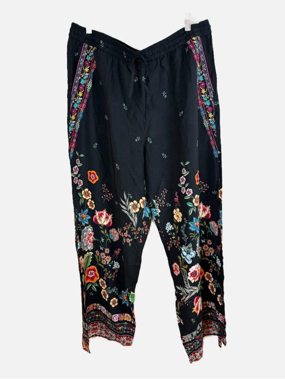 Johnny Was | Ardell Drawstring Floral Coverup Pant, XXL NWT